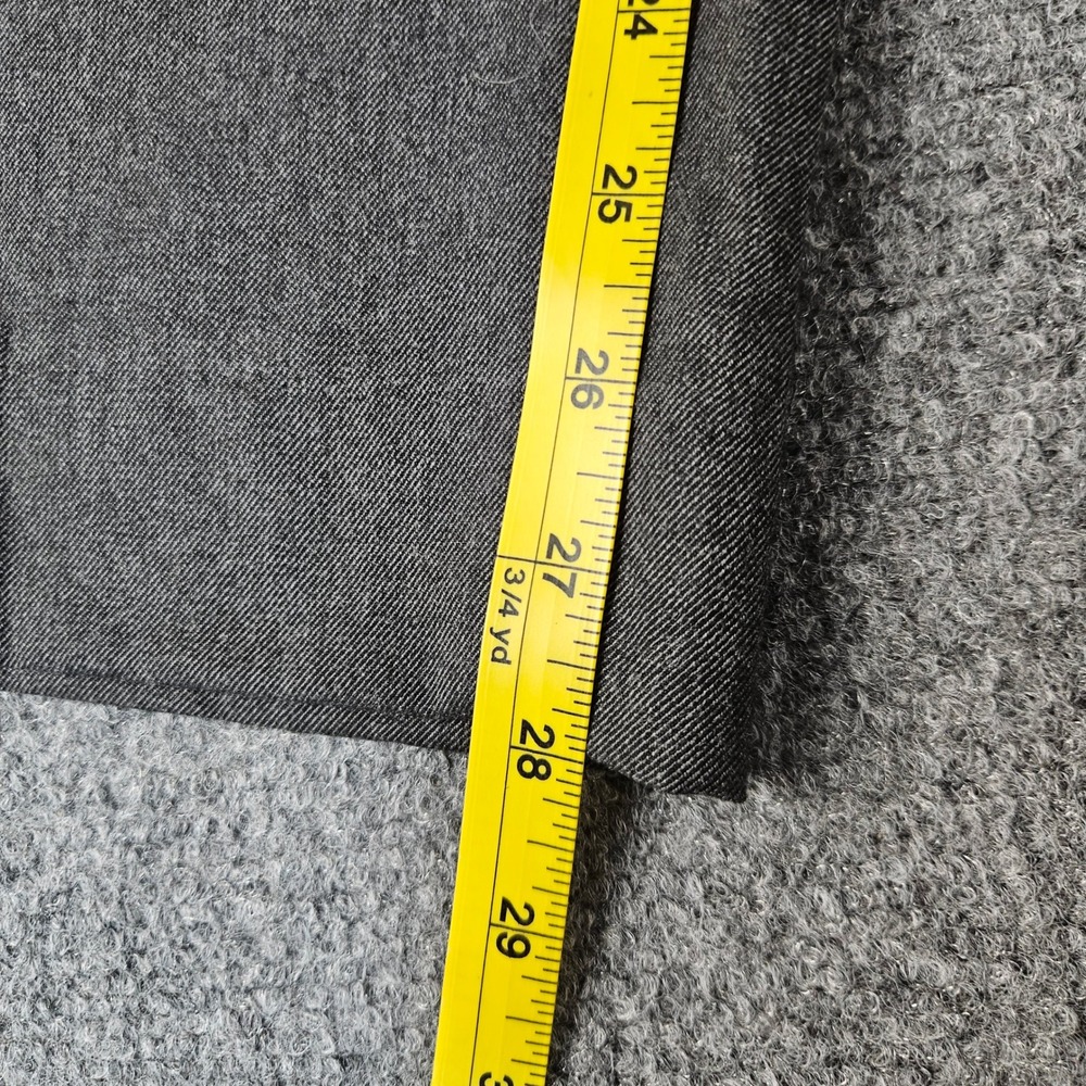 Lauren Ralph Lauren Mens Gray Dress Pants 36W x 32L Flat Front Straight Leg - Picture 2 of 7